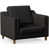 Buy 2211 Design Living room Armchair - Premium Leather Black 15447 - prices