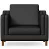 Buy 2211 Design Living room Armchair - Premium Leather Black 15447 - in the EU