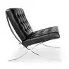 Buy City Armchair - Premium Leather Black 58261 in the Europe