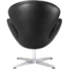 Buy Swivel Armchair Leather - Office Armchair - Swin  Black 13664 in the Europe