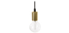Buy Design hanging lamp - Edison Style Gold 58545 in the Europe