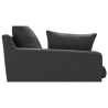 Buy Design Living-room Sofa - 3 seats - Fabric Dark grey 26729 in the Europe