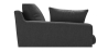 Buy Design Living-room Sofa - 3 seater - Fabric Dark grey 26729 in the Europe