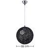 Buy Random/55 Ball Pendant Lamp - String Black 22740 with a guarantee