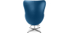 Buy Bold Chair with Ottoman - Faux Leather Dark blue 13658 home delivery