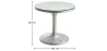Buy Tulip Aviator Coffee Table - ABS with Aluminium Finish Steel 25804 - prices