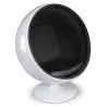 Buy Ballon Chair  - Faux Leather Black 16499 - prices
