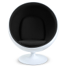 Buy Ballon Chair  - Faux Leather Black 16499 - in the EU