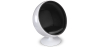 Buy Ballon Chair  - Faux Leather Black 16499 - prices