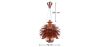 Buy Bronze Artich Lamp - Big Model - Steel/Copper Bronze 13284 with a guarantee