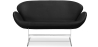 Buy Scandinavian design Swin Sofa - 2 seater - Vegan Leather Black 13912 - in the EU