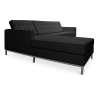 Buy Design Corner Sofa Kanel - Left Angle - Premium Leather Black 15186 in the Europe