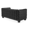 Buy Design Sofa Lukus (2 seats) - Faux Leather Black 13252 at MyFaktory