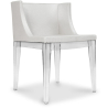 Buy Design Dining Chair - Transparent Legs - Madame  Transparent 54119 - prices