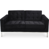 Buy Sofa Modern Design – 2 Seater – Fabric Upholstered – Kanel Black 13241 in the Europe