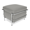 Buy SQUAR Footrest (Ottoman) - Faux Leather Grey 13418 - prices