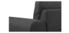Buy Sofa Corner Design Living-room - 4/5 Seater - Right Angle - Fabric Dark grey 26731 in the Europe