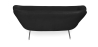 Buy Sofa Design - 2 seater - Leather Upholstered - Swin Black 13913 home delivery