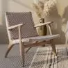 Buy Wood and Rope Armchair - Boho Bali Handcrafted Design - Varina Natural wood 57153 - in the EU