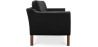 Buy Sofa Scandinavian design Design 2212 - 2 seater - Faux Leather Black 13915 at MyFaktory