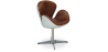 Buy Swin Chair Aviator Armchair - Microfiber Aged Leather Effect Brown 25625 - in the EU
