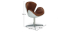 Buy Swin Chair Aviator Armchair - Microfiber Aged Leather Effect Brown 25625 in the Europe