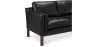Buy Design Sofa 2213 - 3 seater - Premium Leather Black 13928 - in the EU