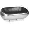 Buy Sofa Pod Aviator Design – 2 Seater – Leather Upholstered Black 26722 - prices