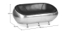 Buy Sofa Pod Aviator Design – 2 Seater – Leather Upholstered Black 26722 at MyFaktory