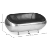 Buy Pod Aviator Design Sofa - Premium Leather Black 26722 - in the EU