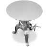Buy Vintage Industrial silver side table - Metal Silver 51324 at MyFaktory