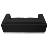 Buy Cava Design Sofa (2 seats) - Faux Leather Black 16611 in the Europe