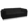 Buy Cava Design Sofa (2 seats) - Faux Leather Black 16611 - prices