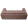 Buy Cava Design Sofa (2 seats) - Faux Leather Coffee 16611 in the Europe