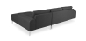 Buy Design Corner Sofa - 4/5 Seater - Left Angle - Fabric Dark grey 26730 in the Europe