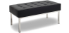 Buy Kanel Bench (2 seats) - Premium Leather Black 13214 in the Europe
