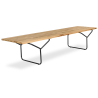 Buy Nordic Style Wooden Bench (180cm) - Lea Natural wood 14640 in the Europe