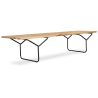 Buy Nordic Style Wooden Bench (180cm) - Lea Natural wood 14640 at MyFaktory