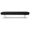 Buy City Bench (3 seats) - Faux Leather Black 13222 - in the EU