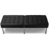 Buy Bench Upholstered in Polyurethane - 3 Seats - Yaner Black 13216 in the Europe