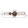 Buy Edison Chandelier Straight Wall lamp – Carbon Steel Black 50866 with a guarantee