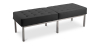 Buy Bench (3 seats) - Premium Leather Black 13217 - prices