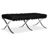 Buy City Ottoman (2 seats) -  Faux Leather Black 13225 with a guarantee