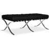 Buy City Ottoman (2 seats) -  Faux Leather Black 13225 - prices