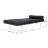 Buy City Daybed - Faux Leather Black 13228 - in the EU
