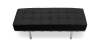 Buy City Bench (2 seats) - Premium Leather Black 13220 in the Europe