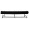 Buy Montes  Sofa Bench - Faux Leather Black 13700 in the Europe