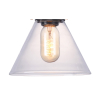 Buy Edison Small Crystal Lampshade Pendant Lamp - Carbon Steel Bronze 50874 at MyFaktory