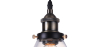 Buy Edison Small Crystal Lampshade Pendant Lamp - Carbon Steel Bronze 50874 in the Europe