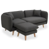 Buy Scandinavian style corner sofa - Eider Dark grey 58759 at MyFaktory
